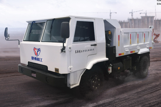 디젤 엔진 80 kw 방폭 트럭 4x2 두배 뒤차축구동