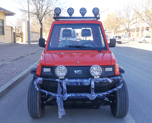 80 km/H EV 전기 트럭 200 밀리미터 지상 간격 전기 더블 캡 집화